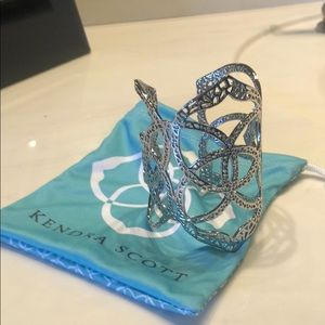 Kendra Scott Roni cuff silver.  Never worn